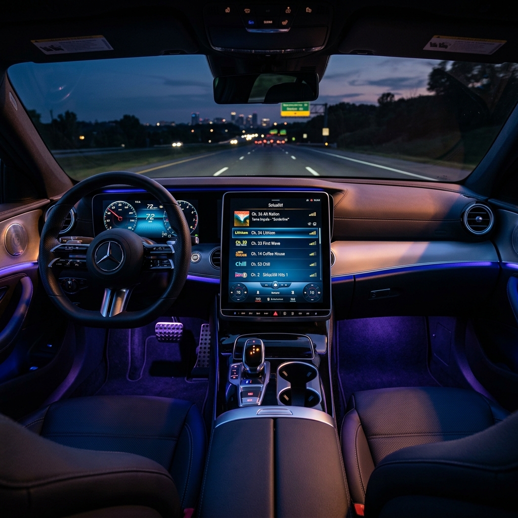 Contact satellite radio support